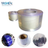 পোলার ক্লিয়ার রিবড পিভিসি স্ট্রিপ কার্টেন